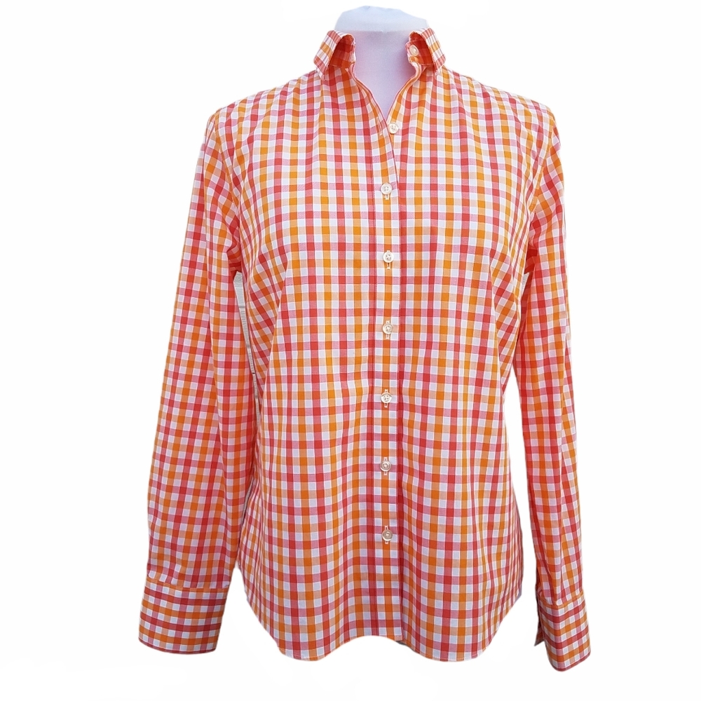 Lands End Gingham Shirt